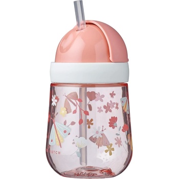 Little Dutch Чаша със сламка Little Dutch Flowers and Butterflies - 300 ml (108014065243)