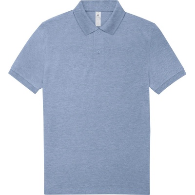 B&C My polo 210 Piqué polo heather modrá