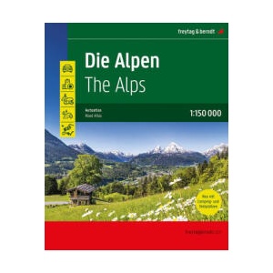 Die Alpen, Straßenatlas 1: 150.000, freytag & berndt (ISBN: 9783707922912)