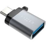 FIXED Преобразувател fixed usb-c към usb-a, алуминий, сив fixa-uc-gr (fixa-uc-gr)