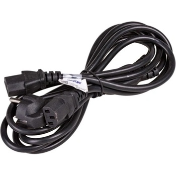 Akyga 230V щепсел за захранване CEE 7/7 - 2бр. захранващ кабел C13 M/F 1, 8м черен AK-PC-04A (AK-PC-04A)