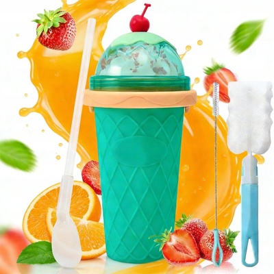 KELÍMEK NA SLUSHY S LŽIČKOU, KELÍMEK PRO RYCHLÉ MRAŽENÍ