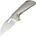 Kizer Takahe S35VN,Stonewashed,Titanium