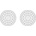 Lilou Посребрени обици Lilou Microsetting (1/10/KOL/BIC/SR)