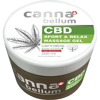 Cannabellum CBD sport masážní gel, 200 ml