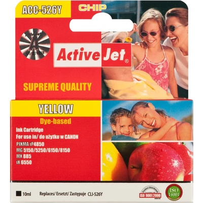 Activejet Canon CLI-526Y - kompatibilný