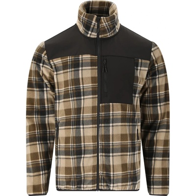 Whistler Мъжко поларено яке Whistler Astrali Checked Fleece Jacket - Teak - размер XL (005-7066-0114)