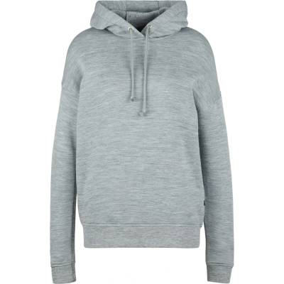 Stoic Дамски вълнен пуловер Stoic Women's MerinoFlatFleece240 SolbergSt. Hoody Merino hoodie - Light Grey / Melange - размер XXL (105-6705-0216)