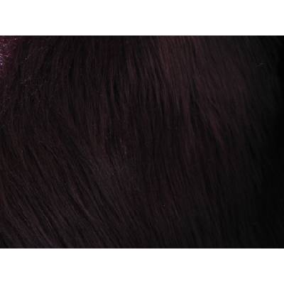 Umelá kožušina, tmavo hnedá, 45 mm vlas metráž: min. 0,2 bm