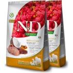 FARMINA N&D dog GF QUINOA Skin & Coat Quail 2 x 7 кг