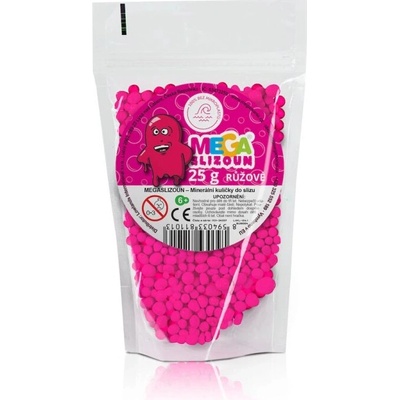 Megaslizoun Minerálne guľôčky 25 g ružové