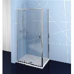 POLYSAN Easy Line - Душ ъгъл 80-90x70 см, L/R вариант, прозрачно стъкло/хром EL1615EL3115 (EL1615EL3115)