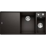 BLANCO Axia III 6 - Мивка от Silgranit, 99x50 см, с регулиране на оттока и с аксесоари, черна 525855 (525855) Мивка за вграждане
