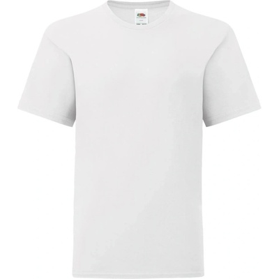Fruit of the Loom tričko Kids Iconic 150 T white