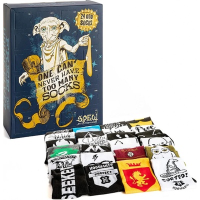 Epee Merch Harry Potter Dobby Adventní kalendář 24 denní ponožkový