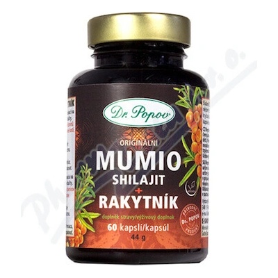 Dr. Popov Mumio Shilajit s rakytníkem 60 kapsúl