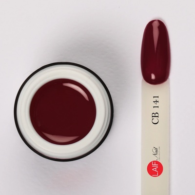 Laif Barevný UV/LED gel červený CB 141 Splendid Red 6 ml