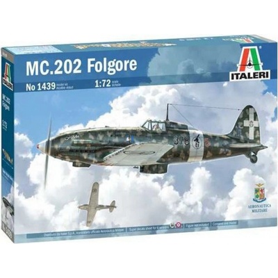 Italeri MC 202 Folgore Model Kit letadlo 1439 1:72