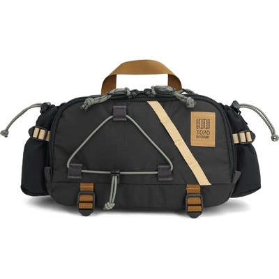 Topo Designs Чанта за кръст Topo designs Mountain Hydro Hip Pack Hip bag - Black / Neutral - размер 4 l (510-5454-0111)