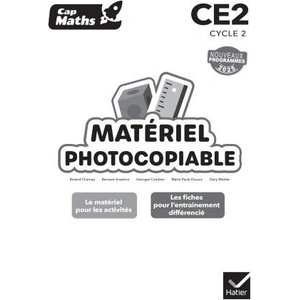 Cap Maths CE2 - Ed. 2026 - Matériel photocopiable (2026)