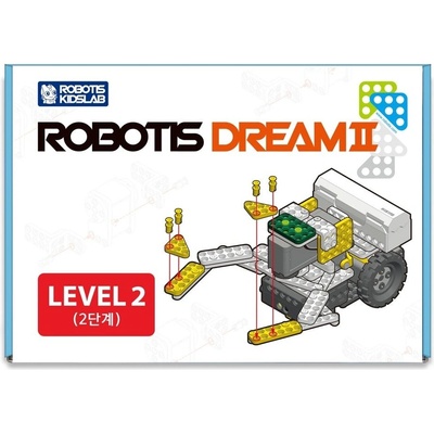 Robotis Комплект за роботика DREAM II Level 2, програмируем, с образователна цел, изисква части от комплект ROBOTIS DREAM II Level 1, 8+ (901-0037-201)