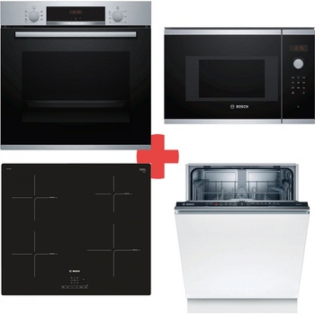 Set Bosch HBA513BS1 + BFL523MS0 + PUE611BB1E + SMV2ITX16E