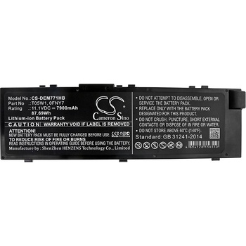 Image 1 of Cameron Sino Батерия за лаптоп DELL Precision 15 7000, Precision 7510, 7520 0FNY7 LiIon 11.1V 7900mAh CAMERON SINO (CS-DEM771HB)