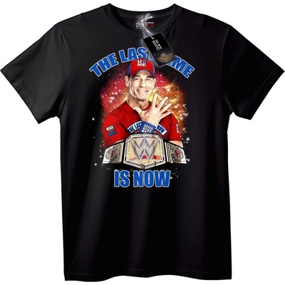NOONEBRAND Тениска WWE шампион Последния път е сега - 2XL, Black