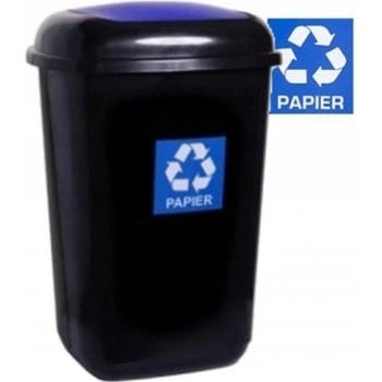 Plafor Odpadkový kôš plast 28 l modrý