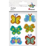 TITANUM Foil stickers 3D butterflies mix 6pcs - mallbg - 19,70 лв