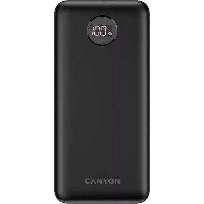 CANYON Портативна батерия Canyon - PB-2002, 20000 mAh, черна (CNE-CPB2002B)