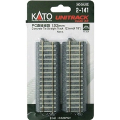 Kato H0 Unitrack 2 141 rovná koľaj 123 mm 4 ks