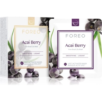 FOREO UFO Acai Berry изглаждаща маска 6 x 6 гр