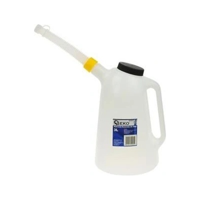 Nálevka, nádoba na nalévání oleje s víčkem 3l GEKO