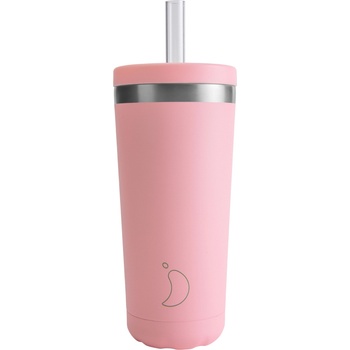 Chilly's Bottles Original Термо чаша със сламка 500 ml, пастелно розов (C500OC90RPAPNK)