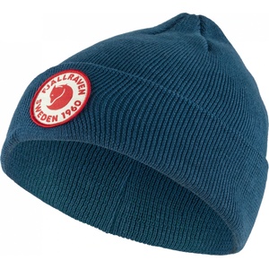Fjällräven Детска зимна шапка (beanie) Fjällräven Kid's Kids 1960 Logo Hat Beanie - Storm - размер One Size (204-6601-0311)