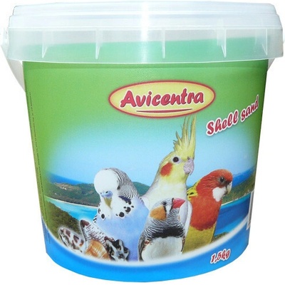 Avicentra piesok pre vtáky s drvenými mušľami 1,5 kg – Hledejceny.cz