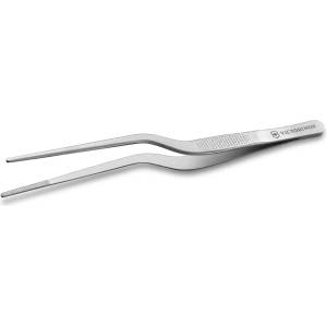 Victorinox Кухненски пинсети 16 cm, извити, сребърен, неръждаема стомана, Victorinox (VN76121)