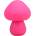 Doc Johnson Силиконов вибратор Mushroom Vibe, розов