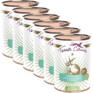 Terra Canis Sensitive Rabbit with pumpkin & blueberry 6 x 400 g