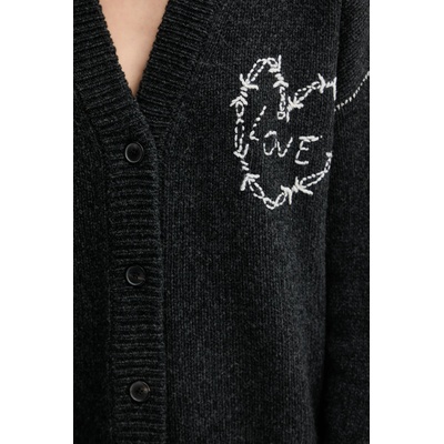 Zadig&Voltaire Вълнена жилетка zadig&voltaire (kwca01667)