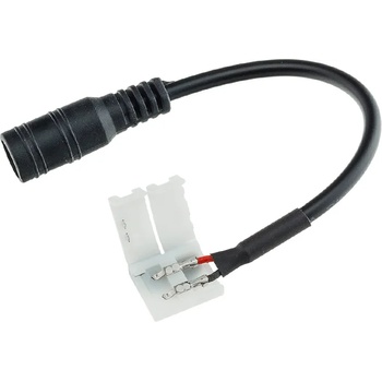Image 1 of OPTONICA ГЪВКАВ КОНЕКТОР ЗА led ЛЕНТА 5050 dc female (6613)