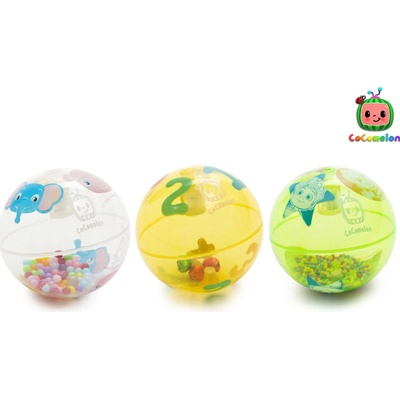 Cocomelon Balónek blikající a chrastící žlutá