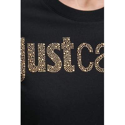 Just Cavalli Памучна рокля Just Cavalli (78PAOE15.CJ110)