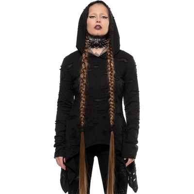 KILLSTAR Дамски суитшърт KILLSTAR - Hex Hooded - Черен - KSRA003508