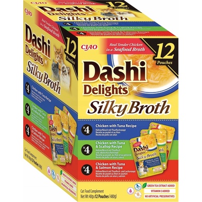 INABA Dashi Delights Silky Broth Chicken mix 12 x 40 g