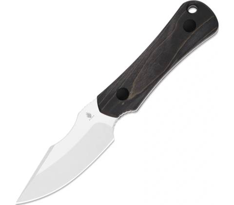 Kizer Bone AEB-L,Stonewashed,Stabilized Wood