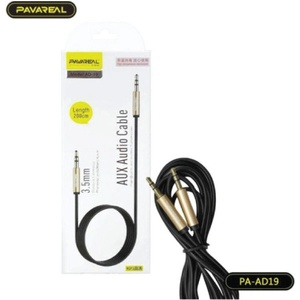 PAVAREAL Кабел Pavareal AUX 3.5 мм жак към 3.5 мм жак, 2 м, черен - AD-19 (AD-19)