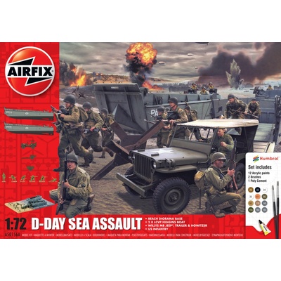 AIRFIX Gift Set diorama A50156A D-Day 75th Anniversary Sea Assault 1:72