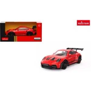 Rastar Метална миниатюра на Porsche 911 GT3 RS в мащаб 1: 43, червена